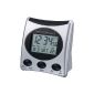 Technoline WT 221-T radio alarm clock silver-black (household goods)