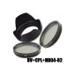 PRO Digital DynaSun C-PL CPL 82mm Circular Polarizer + UV filter 82mm + Lens Hood Lens Hood (Accessories)