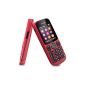 Nokia 101 Mobile Phone Red (Electronics)