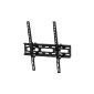 Hama TV-wall mount Motion, tilt, for 58 cm - 127 cm diagonal (23 to 50 inches), for max.  30 kg VESA 400x400 up, black (Accessories)