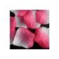 Different Colors 1000pcs Rose Petals-Silk Wedding / Anniversary / Party / House Decoration (White & Pink) (Kitchen)