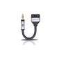 Oehlbach i-Connect J-AD Mobile Y-adapter, 3.5mm jack to 2 x 3.5mm jack black (Accessories)