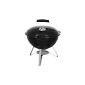 Activa 10970S exclusive picnic grill, charcoal grill, about 43 x 36 x 36 cm, black (garden products)