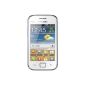 Samsung Galaxy Ace Duos S6802 Smartphone (8.9 cm (3.5 inch) touchscreen, 5 megapixel camera, Android 2.3) Chic White (Electronics)