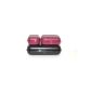 1a TUPPER A156 School Lunchboxes MAXI TWIN-SET (3) --- black blackberry red (household goods)