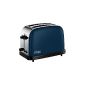 Russell Hobbs 18958-56 Colours Royal Blue toaster, 6 adjustable browning levels, bun warmer (household goods)
