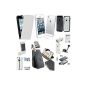 lot 19 apple iphone 5s cover charger cable bracket shell (Electronics)
