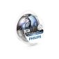 Philips Blue Vision Ultra Xenon effect H1 headlamp 12258BVUSM, set of 2 (Automotive)