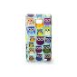 CaseiLike®, S02C3300 Baby Blue, Mother tongues Owl graphic, snap-on back case for Samsung Galaxy S2 S 2 S II SII i9100 with screen protector 1pcs.  (Wireless Phone Accessory)