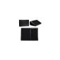 Black synthetic leather cover for tablet PC ASUS Eee Pad Transformer TF101 10.1 inch (Electronics)