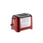 Dualit 26271 2 slices Lite Toaster, metallic - red (household goods)