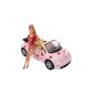 Simba - Steffi Love 5733298 - Fashion Doll Hello Kitty with car - Pink (Toy)