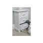 elbmöbel Rosali former White Chest of 3 drawers style