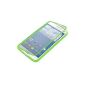 kwmobile® Practical and robust Full Body Protective TPU Silicone for Samsung Galaxy S5 G900 In Green Transparent - A true full protection to your Samsung Galaxy S5 G900 (Wireless Phone Accessory)