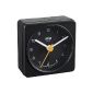 Braun BNC002 BKBK quartz-controlled battery-alarm clock, black (household goods)