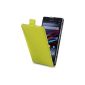 Muvit SESLI0082 slim Case for Sony Xperia Z1 Compact Lime (Accessory)