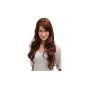 Wig, red, long, flowing hair 9204S-33A130 ca.60 cm (Personal Care)