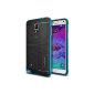 Spigen Galaxy Note 4 Case Neo Hybrid Electric Blue SGP11121 (Wireless Phone Accessory)