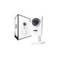 INSTAR HD IP camera for indoor use (WDR image sensor, wide-angle lens, motion detection, night vision 8 IR LEDs, MicroSD recording) White, In-6001HD (Accessories)