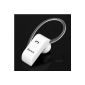 BT-300 BLUETOOTH HANDS-FREE WHITE IPHONE (Electronics)