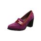 Marc O'Polo Mid Heel Loafer 11562201324, ladies pumps, Pink (viola 390), EU.