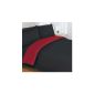 Linens Limited Reversible Bedding Set - Red / Black - Single / Single
