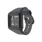 MetaWatch STRATA iPhone & Android SmartWatch SmartWatch in Black (Stealth) for iOS 7 and Android 2.3 - iPhone 5S, iPhone 5 / 4S & Android Smartphones (Wireless Phone Accessory)