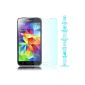delightable24 tempered glass screen film protective glass made of tempered glass for Samsung Galaxy S5 Mini - Crystal Clear (Electronics)