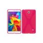 Silicone Case for Samsung Galaxy Tab 7.0 4 - X-style pink - Cover PhoneNatic ​​Cover + Protector (Electronics)