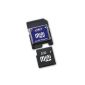 PNY Mini Secure Digital (Mini SD) Memory Card 2GB with Adapter (original commercial packaging) (Accessories)