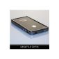 Blade Case Cover Bumper for iPhone 4 / 4s - aluminum in anthracite gray (Electronics)