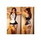 Sexy French Maid Costumes Women Christmas Fancy Dress Erotic Lingerie Cosplay (Clothing)