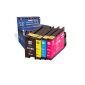 4x cartridges Sparset replacement for Hp 932 XL + 933 XL Original alaskaprint ink, 1x HP 932 black, 1,000 pages + 1x Hp 933 Cyan, 825 pages + 1x Hp 933 magenta, 825 pages + 1x Hp 933 yellow, 825 pages replacement for Hp CN053AE -56AE XXL with Chip for HP Officejet 6100 ePrinter / 6600 E-ALL-IN-ONE / 6700 Premium replaces NR.  932 933 CN053AE CN054AE CN055AE CN056AE (Electronics)
