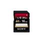 Super fast SDHC card Sony 16GB Class10 SDHC SF16UX