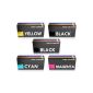 Luxury 5-Pack Cartridge TN241 Toner Cartridges for Brother HL-3140CW / HL-3150CDW / HL-3170CDW - Assorted Colors (Office Supplies)