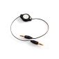 Neewer Retractable 3.5mm Aux Auxiliary cable for 3.5mm headphones jack (Electronics)