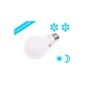 LED Light Bulb 12W E27 with twilight sensor - cold white