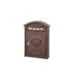 WALL MAILBOX MAILBOX ALUMINIUM ALUGUSS NOSTALGIA antique style postbox BRAUN (household goods)