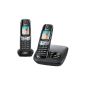 Gigaset C620 A DUO Cordless Phones Answering Screen Black (Electronics)