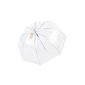 Topwedding Fashion Transparent Princess Wedding Umbrella with long roof (Textiles)