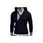 MT Styles Hoodie with zipper hoodie sweater S-111 (Textiles)