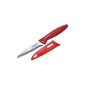 Zyliss E72401 kitchen knife with serrated edge red (household goods)