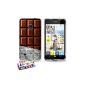 Muzzano Ref 1019519 - Ultra Fine Soft Cover for Nokia Lumia 530 Transparent Pattern Chocolate (Accessory)