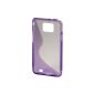 Hama TPU Combi Case Mobile Phone Cover for Samsung i9100 Galaxy S II purple (Accessories)