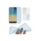 Vandot 4in1 Accessories Set of colored gel Soft Ultra Slim Thin Silicone Case for Apple iPhone 6 Plus 5.5 inch Sleeve Handyhülle Case Back Cover Case Shell Protection Bumper shell Silicone- Green Blue black and white - Clear Transparent Matt crystal clear - Stylish Designer Cases of high quality soft TPU (Electronics )