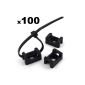 Single with 100x Base Hose Clips Cables (9mm Maxi) - Lot 100 - Lot 100 - FREE SHIPPING!  (Others)