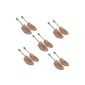 5 pairs of wooden spiral spring shoe trees of Gr.  36-48 real wood NEW men / women (textiles)