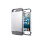 Spigen Slim Armor Case for iPhone 5 / 5S Silver (Wireless Phone Accessory)
