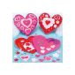 Sewing kits to assemble Cushion Heart (Set of 2) - Ideal as a gift or Valentine's Day Mother's Day (Toy)