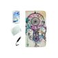 D'Amelie flip cover sleeve in Book Style Case Cover Hard Cover Protective Case for Samsung Galaxy S4 I9190 S4 mini holder Pattern Case Protector Skin Case Cover Dreamcatcher Dreamcatcher (Electronics)